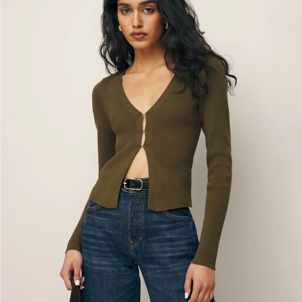 Reformation Kaitlyn Cotton Cardigan